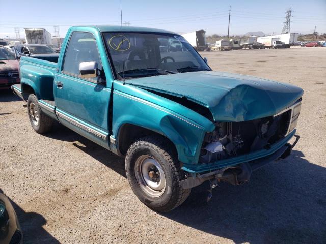 1GTDC14ZXPZ512197 - 1993 GMC SIERRA C15 GREEN photo 4