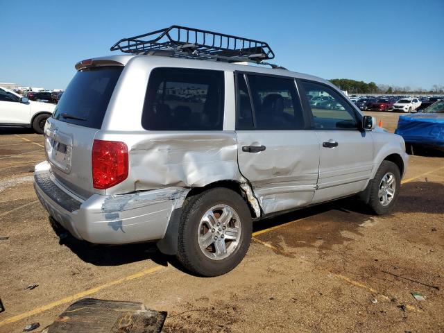 2HKYF18673H569502 - 2003 HONDA PILOT EXL SILVER photo 3