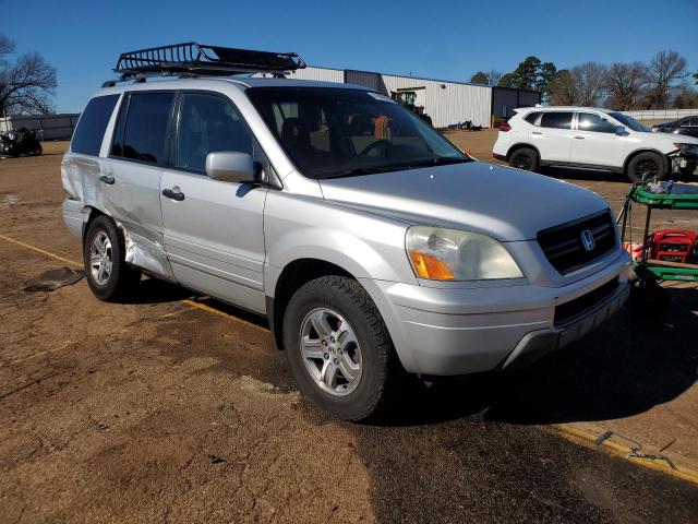 2HKYF18673H569502 - 2003 HONDA PILOT EXL SILVER photo 4