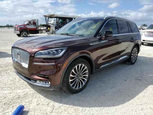 5LM5J7WC1LGL19344 - 2020 LINCOLN AVIATOR RESERVE BURGUNDY photo 1