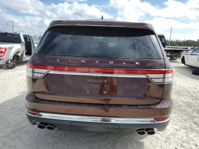 5LM5J7WC1LGL19344 - 2020 LINCOLN AVIATOR RESERVE BURGUNDY photo 6