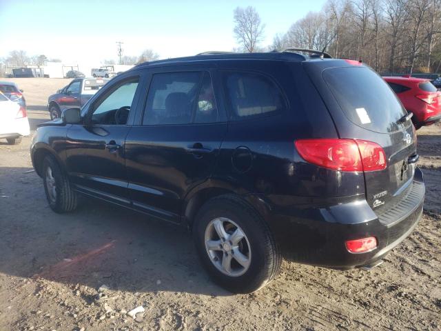 5NMSG13D57H107872 - 2007 HYUNDAI SANTA FE GLS BLACK photo 2