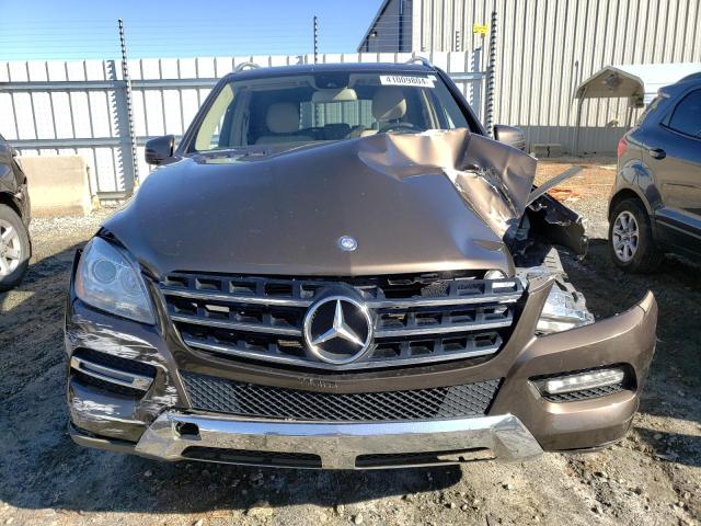 4JGDA5HB3EA380093 - 2014 MERCEDES-BENZ ML 350 4MATIC BROWN photo 5