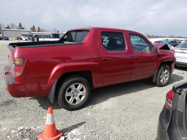 2HJYK16566H533668 - 2006 HONDA RIDGELINE RTL BURGUNDY photo 3