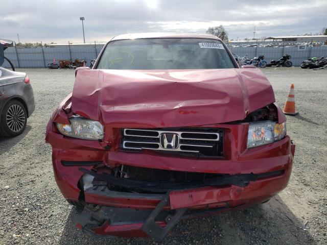 2HJYK16566H533668 - 2006 HONDA RIDGELINE RTL BURGUNDY photo 5