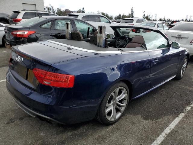 WAUCGAFH5EN007447 - 2014 AUDI S5 PREMIUM PLUS BLUE photo 3