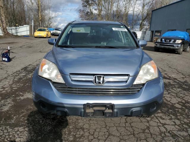 JHLRE38737C039835 - 2007 HONDA CR-V EXL BLUE photo 5