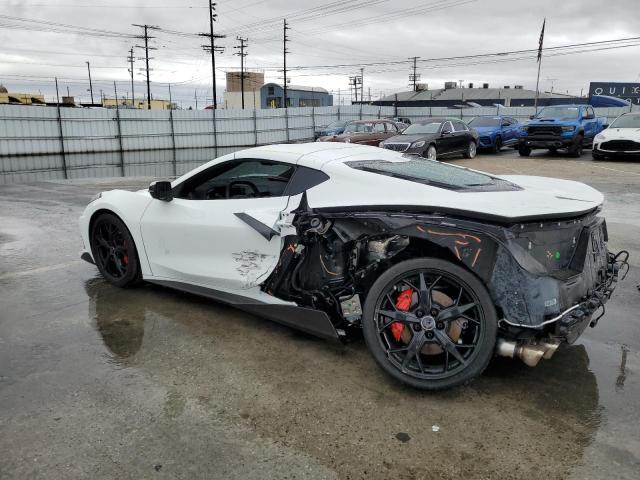 1G1YB2D45M5123641 - 2021 CHEVROLET CORVETTE STINGRAY 2LT WHITE photo 2