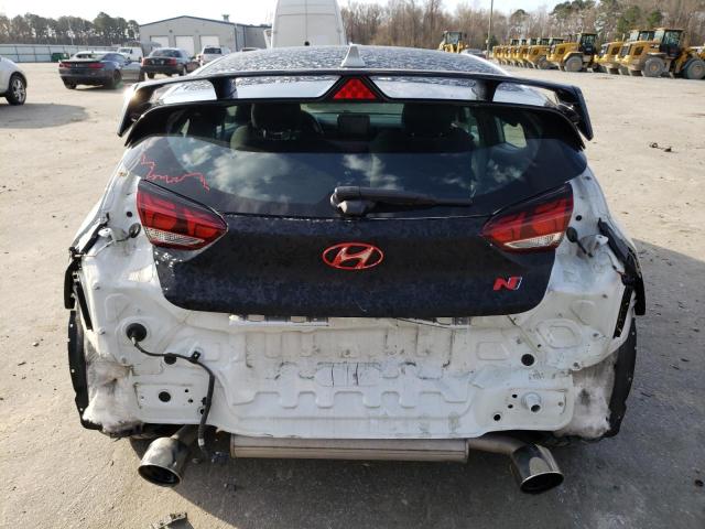 KMHT36AH1LU003722 - 2020 HYUNDAI VELOSTER N WHITE photo 6