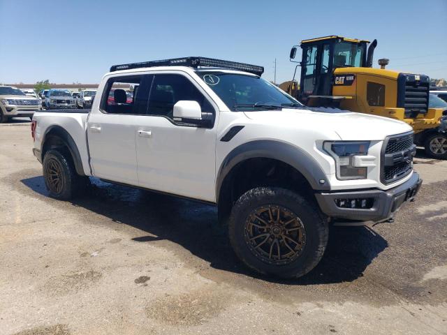 1FTFW1RGXJFE47464 - 2018 FORD F150 RAPTOR WHITE photo 4