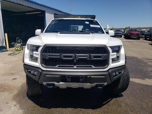 1FTFW1RGXJFE47464 - 2018 FORD F150 RAPTOR WHITE photo 5