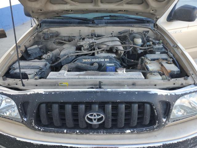5TESN92N51Z854569 - 2001 TOYOTA TACOMA XTRACAB PRERUNNER ბეჟი ფოტო 11