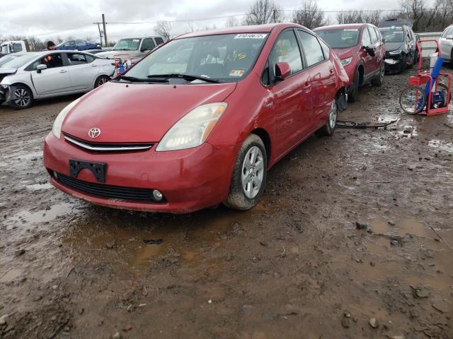 JTDKB20U197834557 - 2009 TOYOTA PRIUS RED photo 2