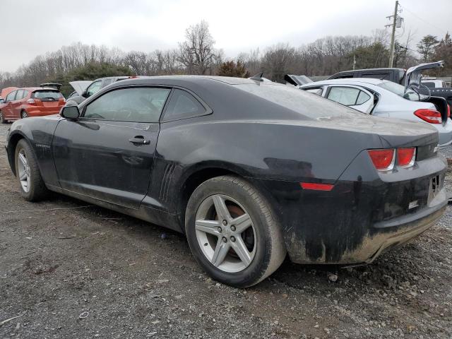 2G1FF1EV7A9159259 - 2010 CHEVROLET CAMARO LT BLACK photo 2