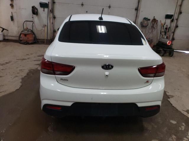 3KPA24AB0KE214227 - 2019 KIA RIO S WHITE photo 6