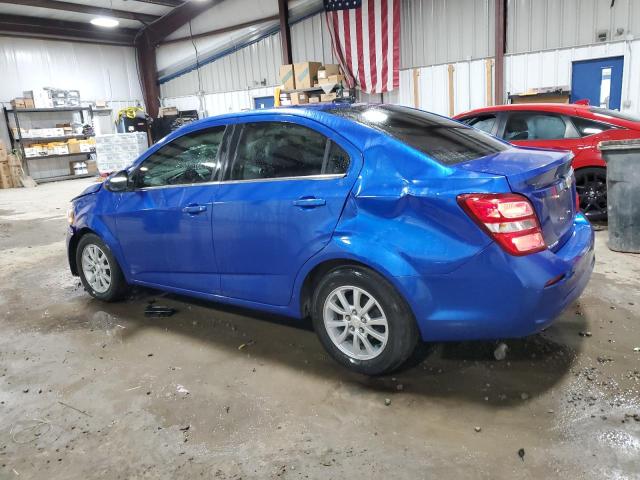 1G1JD5SH0J4103172 - 2018 CHEVROLET SONIC LT BLUE photo 2