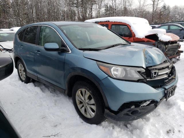 2HKRM4H59EH712536 - 2014 HONDA CR-V EX BLUE photo 4