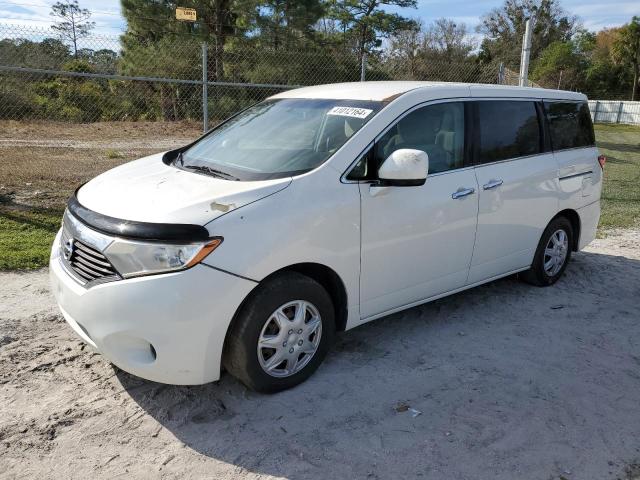 JN8AE2KP7B9007736 - 2011 NISSAN QUEST S WHITE photo 1