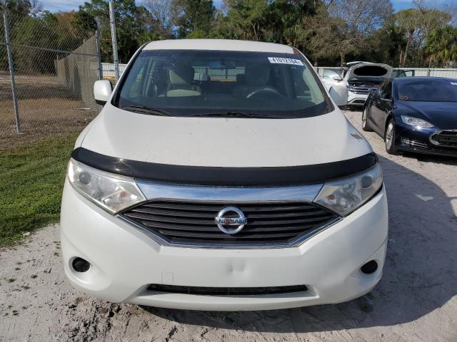 JN8AE2KP7B9007736 - 2011 NISSAN QUEST S WHITE photo 5