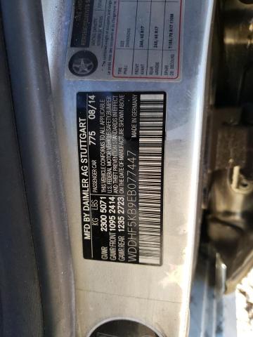 WDDHF5KB9EB077447 - 2014 MERCEDES-BENZ E 350 BURN photo 12