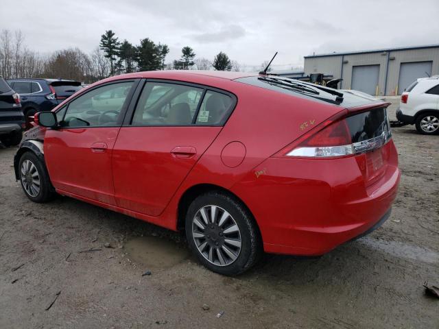 JHMZE2H32ES002555 - 2014 HONDA INSIGHT RED photo 2