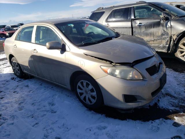 2T1BU4EE7AC371107 - 2010 TOYOTA COROLLA BASE TAN photo 4