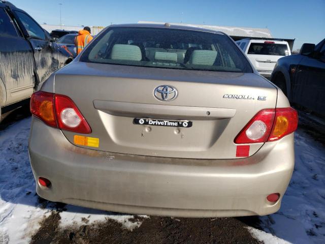 2T1BU4EE7AC371107 - 2010 TOYOTA COROLLA BASE TAN photo 6