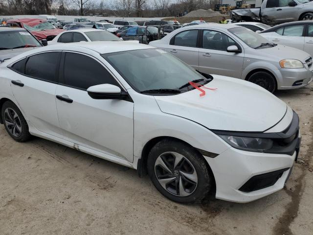 19XFC2F67KE032124 - 2019 HONDA CIVIC LX WHITE photo 4