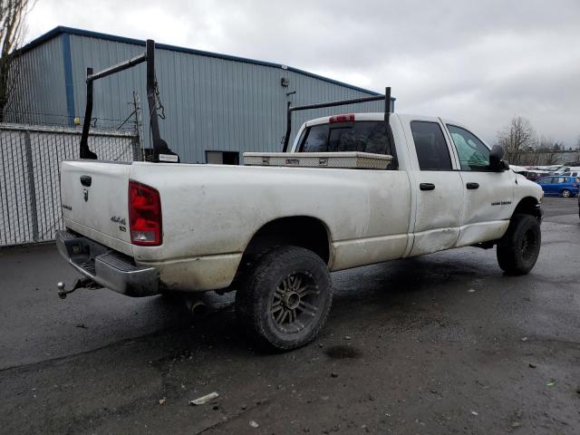 3D7KS28C85G852456 - 2005 DODGE RAM 2500 ST WHITE photo 3