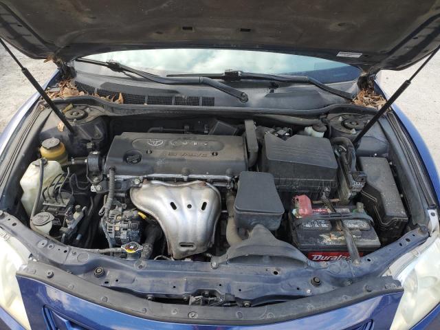 4T1BE46K27U022655 - 2007 TOYOTA CAMRY CE BLUE photo 11