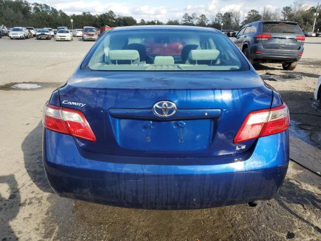 4T1BE46K27U022655 - 2007 TOYOTA CAMRY CE BLUE photo 6