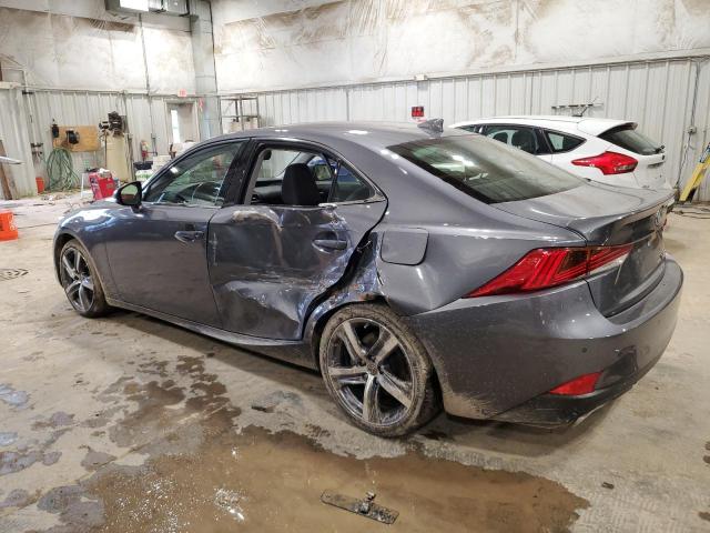 JTHC81D21J5027878 - 2018 LEXUS IS 300 GRAY photo 2