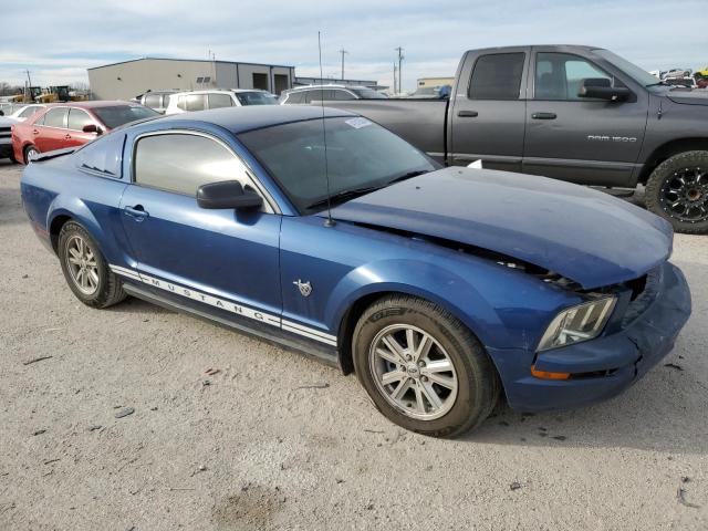 1ZVHT80N895118217 - 2009 FORD MUSTANG BLUE photo 4