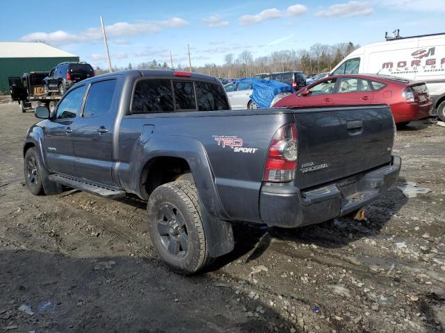 3TMMU4FN9BM029450 - 2011 TOYOTA TACOMA DOUBLE CAB LONG BED GRAY photo 2