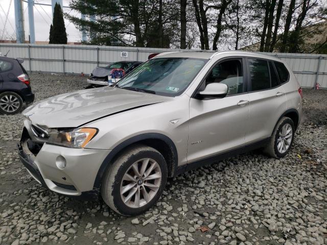 5UXWX9C58D0A25902 - 2013 BMW X3 XDRIVE28I SILVER photo 1