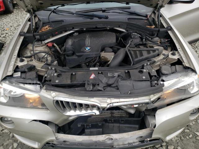 5UXWX9C58D0A25902 - 2013 BMW X3 XDRIVE28I SILVER photo 12