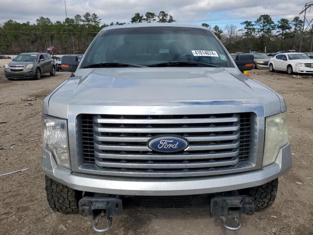 1FTFW1ET4BFA69601 - 2011 FORD F150 SUPERCREW SILVER photo 5