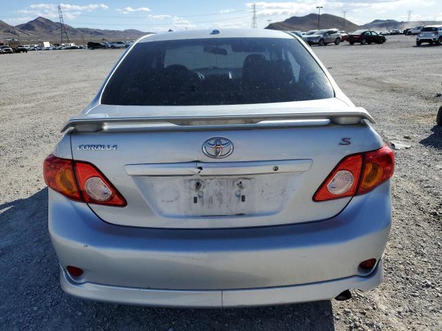 1NXBU4EEXAZ224794 - 2010 TOYOTA COROLLA BASE SILVER photo 6