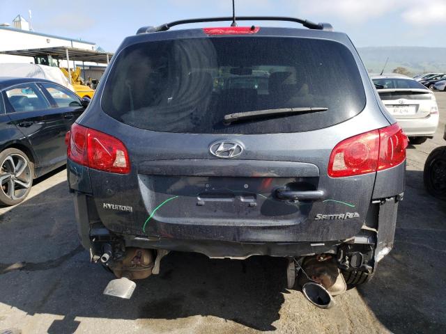 5NMSH13E07H026266 - 2007 HYUNDAI SANTA FE SE BLUE photo 6