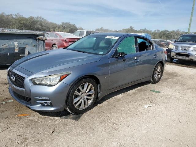 JN1BV7AP4FM352386 - 2015 INFINITI Q50 BASE SILVER photo 1