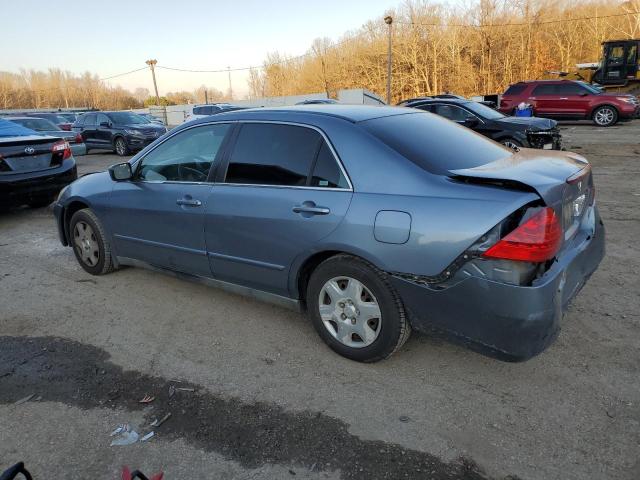 1HGCM56467A085957 - 2007 HONDA ACCORD LX BLUE photo 2