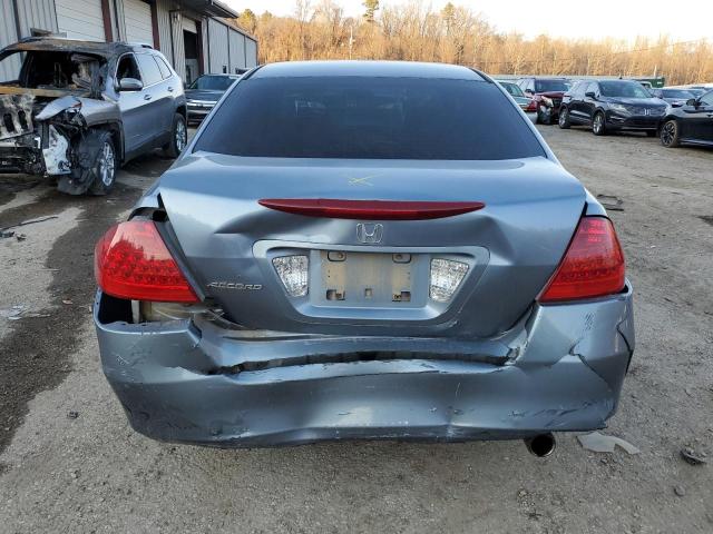 1HGCM56467A085957 - 2007 HONDA ACCORD LX BLUE photo 6