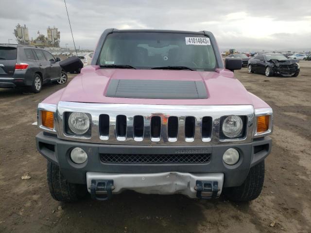 5GTEN13E198136925 - 2009 HUMMER H3 PINK photo 5