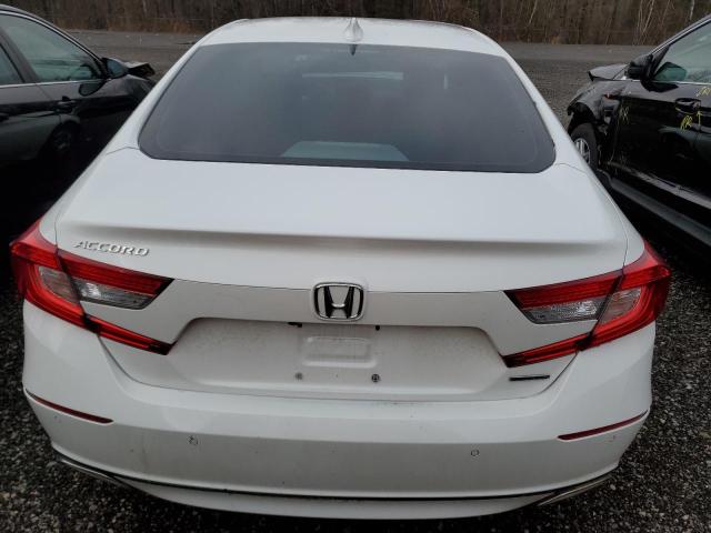 1HGCV1F93KA802065 - 2019 HONDA ACCORD TOURING WHITE photo 6