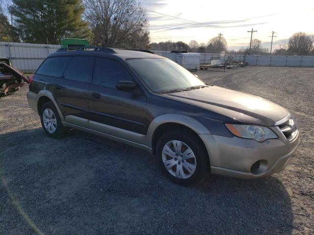 4S4BP60C587320351 - 2008 SUBARU OUTBACK TAN photo 4