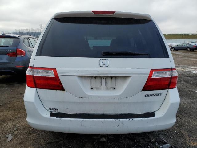 5FNRL38415B407423 - 2005 HONDA ODYSSEY EX WHITE photo 6