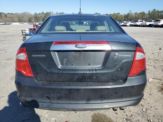 3FADP0L38AR317373 - 2010 FORD FUSION HYBRID BLACK photo 6