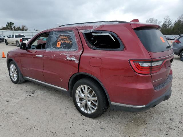 1C4SDHET0EC596215 - 2014 DODGE DURANGO CITADEL RED photo 2