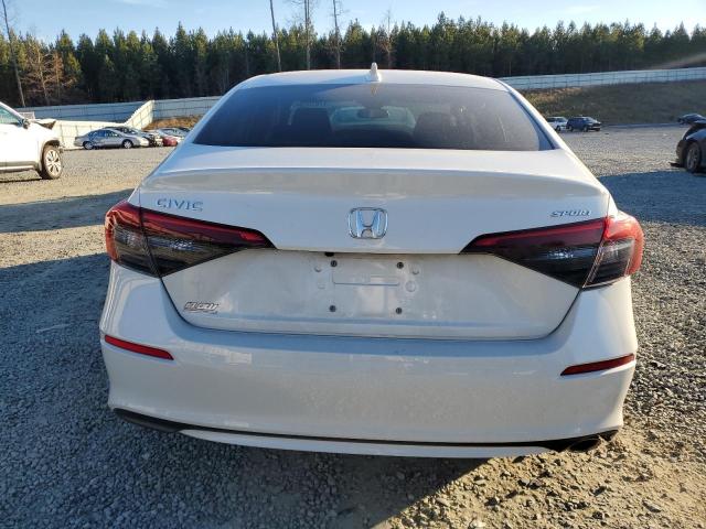 2HGFE2F54PH527010 - 2023 HONDA CIVIC SPORT WHITE photo 6