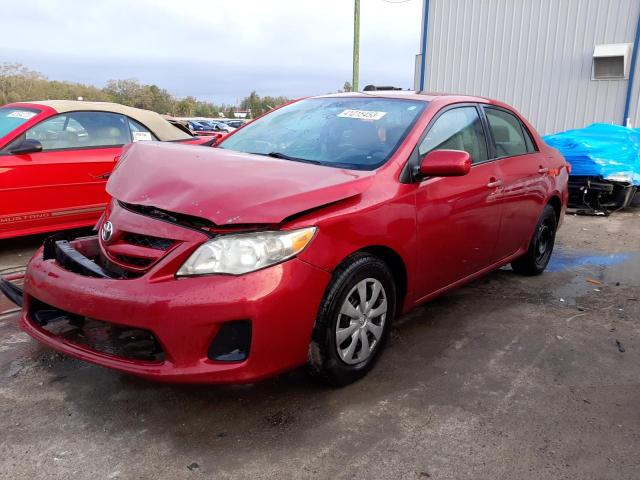 2T1BU4EE7BC536560 - 2011 TOYOTA COROLLA BASE RED photo 1